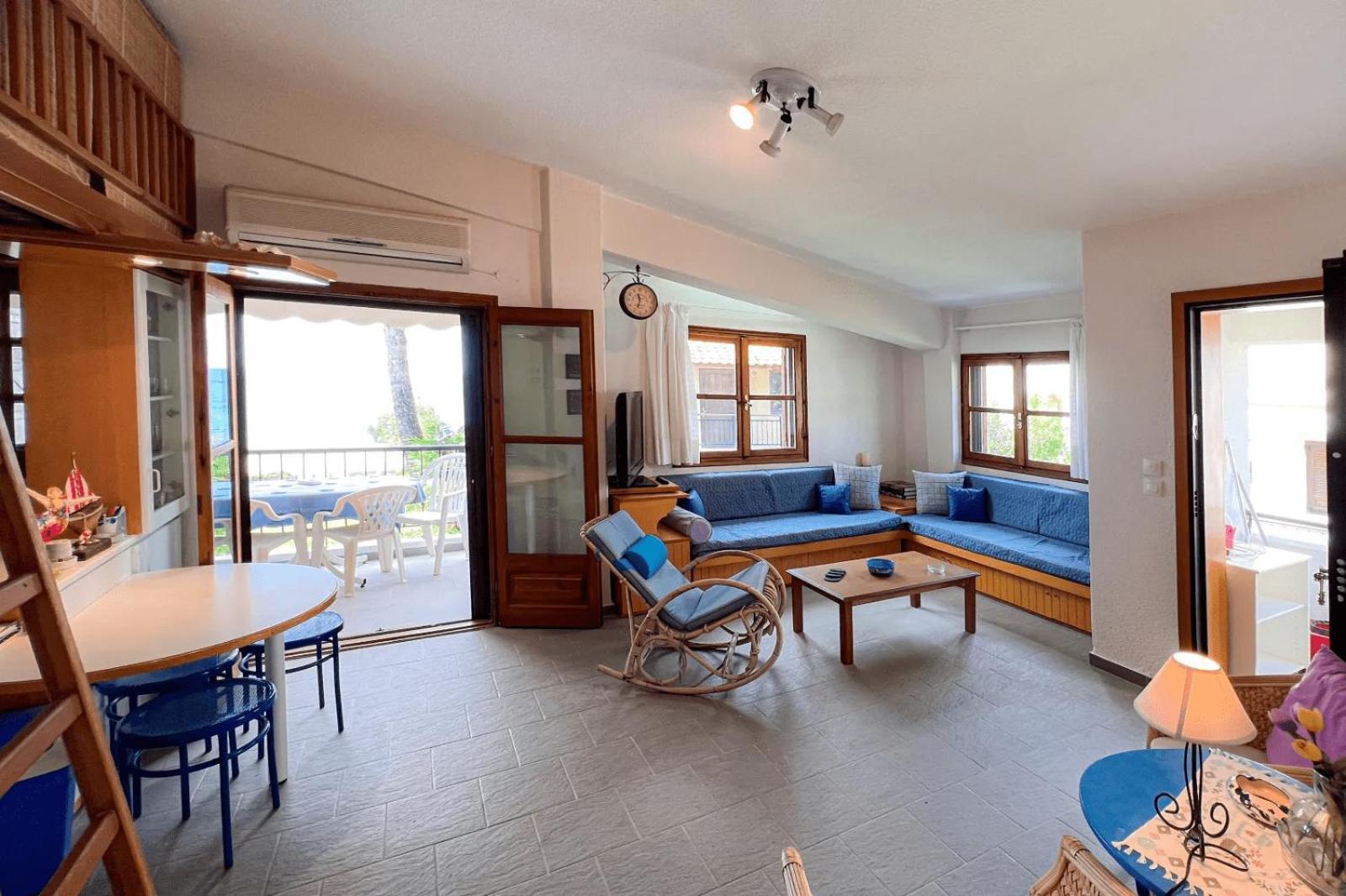 Apartmán Seahouse With View Psakoudia Exteriér fotografie
